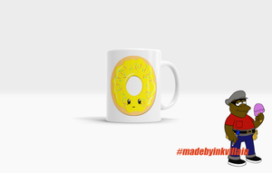 Friendly Yellow Donut Coffee Mug