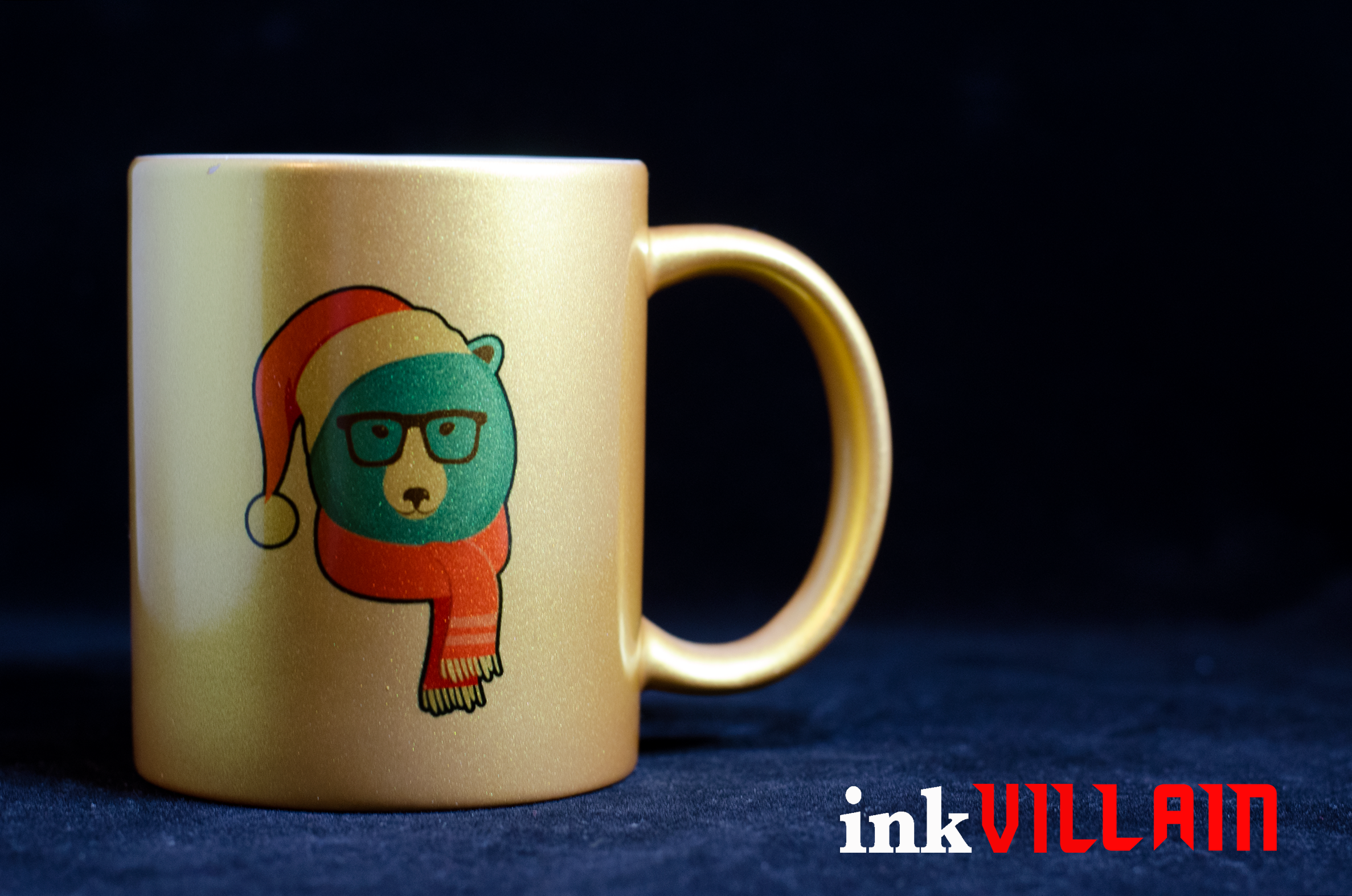 Christmas Hipster Coffee Mugs